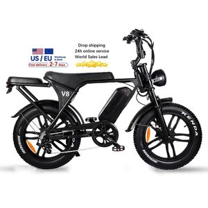 AB Depo Yağ Lastik Bisiklet V8 E Bisiklet Fiyatı Ouxi 250W 1000W Motor Pil Elektrikli Bisiklet