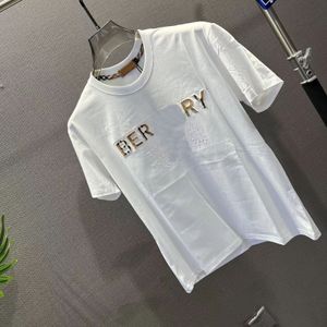 Artı Asya Boyutu S-5XL Erkekler Tasarımcı T-Shirt Sıradan Erkekler Kadın T-Shirt Mektupları Stereoskopik Baskılı Kısa Kollu Lüks Erkekler Erkekler Hip Hop Giyim BRR