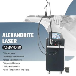 Alex 755 YAG 1064 Лазерная машина свеча лазер 1064 Long Pulse Alexandrite Laser 755 -нм Удаление волос