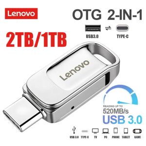 Адаптер Lenovo Type C USB Flash Drive OTG 2 в 1 USB Stick 3.0 128 ГБ