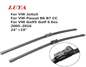Luya Wiper Blade in Car Windshield Wiper для EOS Jetta5 / Passat B6 B7 CC / Golf5 Golf 6 2005-2016 автомобильные аксессуары 4484584