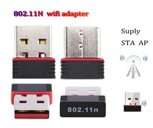 Tüm Mini USB Bluetooth Adaptörü STA WIFI WLAN 150MBPS adaptörü 80211n Win10 için Kablosuz Dongle 7 WLAN Accessory9583141