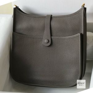 Ayna Kalitesi Lüks Tasarımcı Togo Çanta Çanta Omuz Crossbody Tote Çanta Orijinal Calfskin Deri Yumuşak Ten Cüzdan Cüzdanları Messenger Mini 18cm Büyük 30cm