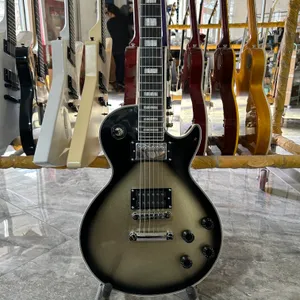 Adam Jones Custom Korin Faught hissi antika gümüşburst elektro gitar, ABR-1 Köprüsü, NIBS bağlayıcı gitarra sağ