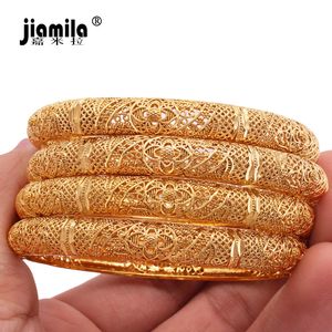 Bileklik Bengal Afrika Lüks Dubai Bangles Kadınlar için Beyaz Rhinestones Takı ile Kız Suudi Arap Bilezikler Habesha Hint Gelin Hediye 230606