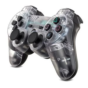 Видеоигра мышей беспроводной двойной удар геймпад прозрачный контроллер рук для Sony PlayStation 3 Консоль шестикса