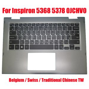 Рамки TW Be SW клавишная ноутбук Palmrest для Dell для Inspiron 13 5368 5378 0JCHV0 JCHV0 BACKLIT BELGIUM Швейцарский традиционный новый китайский новый