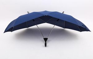 Şemsiye moda persoonlijkheid mannelijke paraplu vrowen createive dubbele iefhebbers kutup üst een stuk1660138
