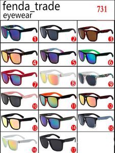 Gute Qualität Vintage Sommer Sports Sonnenbrille Männer Designer Mode flache Top Männer Sonnenbrille 731 Radfahren schneller großer Square Oculos de 9178579