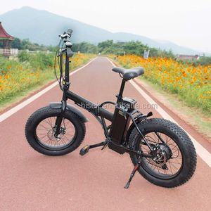 Bicicleta elétrica de moda 20 polegadas Fat Fat Folding E Bike 1000W 1500W Easy Removable Substituído Bateria