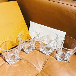 Ilivi Monogram Whiskey Crystal Glass Cup Wine Glass Collectable Luxury Designer Home Bar Party Hotel Cups Promeware Рождественский подарок подарок