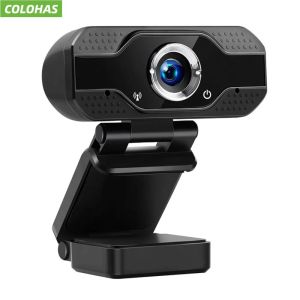 Webcams Yeni 1080p HD Mikrofonlu USB arayüzlü Webcam, Canlı Video Çağrı Konferansı için uygun dizüstü bilgisayar masaüstü bilgisayarını destekler