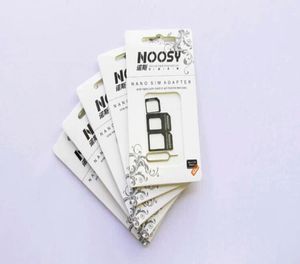 Noosy Nano Mikro Standart SIM Kart Dönüştürücü Dönüştürücü Nano SIM Adaptör Mikro SIM Kart İPhone 6 için Plus Tüm Mobil Cihazlar S1183227