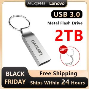 Адаптер Lenovo 2TB USB Flash Drive 1 ТБ USB 3.0 Pendrive Водонепроницаемый интерфейс USB -флэш -память