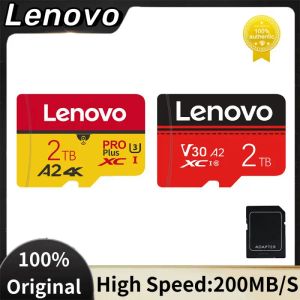 Карты Lenovo 2TB 1TB Mini SD -карта 512GB A2 High Speed Memory Card 128GB U3 Micro TF SD Card 256GB TF CARD для Nintendo Switch PC PC