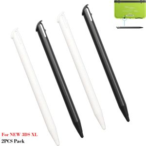 Altoparlanti 2pcs Penne stilus per nuove vernici di sostituzione della console di gioco 3DS XL penna di plastica Black White