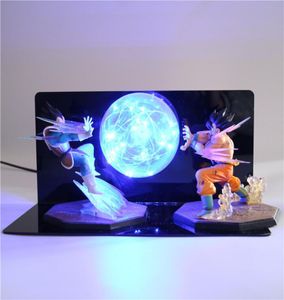 Dragon B Z Figürin Anime Modeli Koleksiyon Bebek 3D LED LAMP DBZ BALL GOKU SAIYAN ÇOCUKLAR İÇİN AKTİFLER DIY TOYS2759320