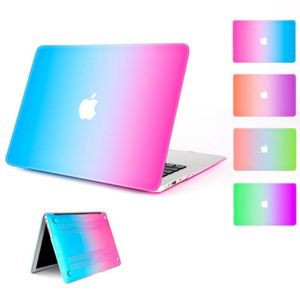 Rainbow Hard прорезиненная защита чехла для Apple MacBook Air Pro с Retina 11 13 15 дюймов A1706 A1708 A17074934144