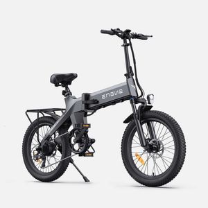 ENGWE C20 Pro Fat Tire Ele Elektrikli Bisiklet E-Bisiklet Uzun Menzilli Hibrit Bisiklet Çin Katlanabilir 20inch 250W Özel