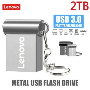 Adaptör Lenovo USB 3.0 Flash Sürücü 2TB 1 TB Pendrive 512GB 256GB 128GB USB3. 0 Bellek Çubuk Kalem Sürücüsü Flash USB Disk En İyi Hediye