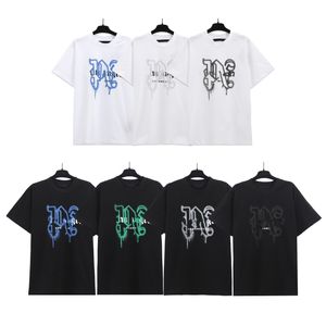 Tasarımcı T Shirt Yeni Stil Erkek Kadın Kısa Kollu Tshirts Lüks Moda Klasik Mektup Logo Gömlek Pamuk Siyah Beyaz Boyut S-XL