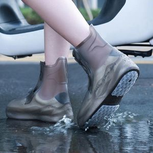 Повседневные туфли многоразовый сезон дождей Силиконовая дождевая крышка для утолщенного водонепроницаемого латекса детские аксессуары для обуви на открытом воздухе