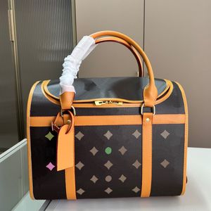 Pet Pack Seyahat Çantası Lüks Duffle Bag Tasarımcı Bagaj Tasarımcıları Çanta Kadın Omuz Çantaları Moda Klasik Çiçek Büyük Kapasiteli Duffel Bag