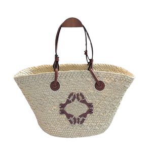 Дизайнерская сумка для пляжных сумок соломенная сумочка для отдыха на плече сумки для покупок