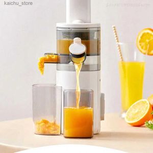 M.Ö. Meyveler Taşınabilir Elektrik Suyu Mini Yavaş Meyve Strakör Çıkarıcı Çok Fonksiyonlu Limon Turuncu Meyve Suyu Maker Büyük Kalibre Blender Kolay Temiz Y240418