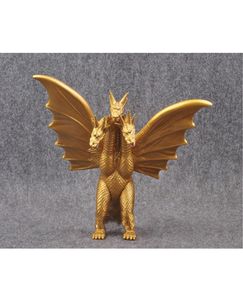 Gojira üç başlı ejderha kral figürleri anime filmler bebek pvc koleksiyon modeli toy9582591
