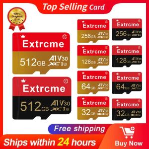 Карты Micro TF SD Card Mini Card Memory Card 128GB Class10 U3 High Speed Cartao de Memoria 32GB Флэш -карта памяти 64 ГБ A1 A2 TF Card 512GB