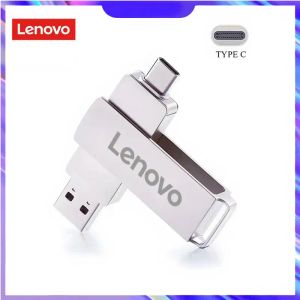 Adaptör Lenovo USB 3.1 Flash Bellek 2TB USB Stick Tip C OTG Tuş USB Bellek 1TB 256GB Pendrive Adroid Telefon/Akıllı TV 4K için