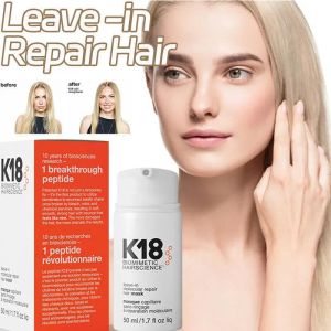 Шампуоконниционер K18 восстановить повреждение маски для волос оставить молекулярное восстановление мягкие волосы