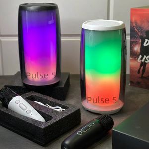 Pulse 5 Bluetooth Taşınabilir Hoparlörler Yüksek Kaliteli Kablosuz Su Geçirmez Subwoofer Ses Müzik Taşınabilir Ses Tam Ekran Renk Sistemi Hoparlör