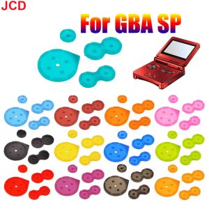 Динамики JCD 1Set Высококачественный цвет для Gameboy Advance SP GBA Rubber Clotons Contact Pads Крышка винтов кремниевого хинга
