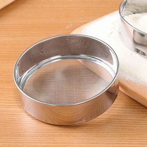 1pc Maschenmehl Sifter Sifter Sieb Sieb Sieb Kuchen Back Haushalts Küchenwerkzeuge Ideal zum Sieben von Mehl Edelstahl