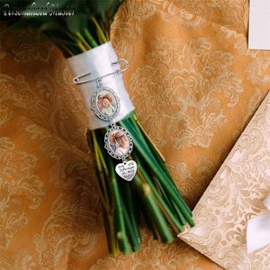Персонализированное мастер -булавка для женщин для женщин на заказ свадебный букет Po warm винтажные платья корсаж кардиган
