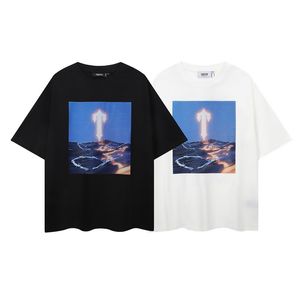 Deniz Deniz Feneri Baskılı Erkek Tasarımcı T Shirt Trapstar T Shirt Tişört Grafik Tee Gevşek Kıyafet Üstler Kadın Erkek Giysileri% 100 Pamuk Tişörtleri Büyük Boy S-XL