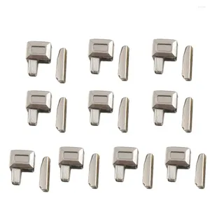 Dekoratif figürinler 10pcs metal onarım fermuarlı durdurucu açık uç diy dikiş aksesuarları giysi yedek kit malzemeleri