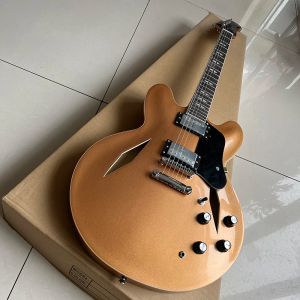 Gitar klasik marka caz jazz elektro gitar tüm içi boş gitar güzel tını performans seviyesi ev için ücretsiz teslimat.