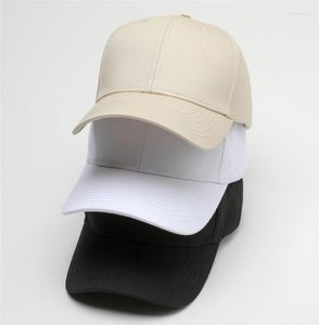 Ball Caps Big Head для взрослых хлопок плюс размер Blank Baseball Cap Lady Sport Hat Men Men Mens Plain Snapback 5559 см 6065CM4019678