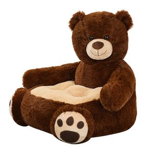 Gefüllte Plüsch Teddybär -Form -Sofa Stuhl Kissen Tierspielzeug für Kinder Geschenke