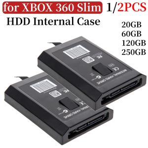 Корпус 1/2PCS HDD Внутренний корпус для Xbox 360 SLIM 20 ГБ 60 ГБ 120 ГБ 250 ГБ замены Игровые аксессуары жесткий диск диск Caddy HD Box
