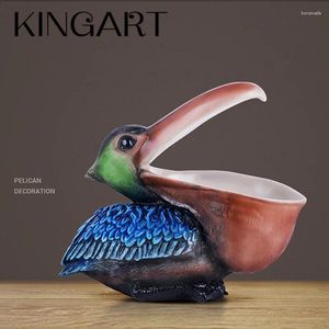 Dekoratif Figürin Mücevher Kutu Masa Zanaat Depolama Reçine Büyük Kuş El Sanatları Dekorasyon Ev Oturma Odası Masa Süsleri