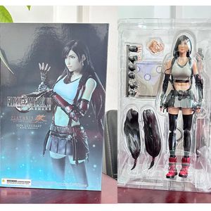 Tifa Oyun Sanatları Şekil Kai VII Remake Lockhart Elbise Ver Sephiroth Bulut Strife Aksiyon Figürleri Oyuncak Modeli 25cm 240407