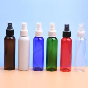 Depolama Şişeleri 50pcs 120ml Boş Plastik Şişe Pompası POMPA PARFUM SİSTE SİKİYECİ SEYAHAT KONTABI Kişisel Bakım Kozmetik Paketleme