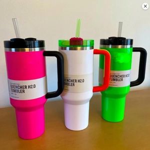 Американский запас 40 унций черный гаситель Chroma Tumblers Pink Cosmo parada