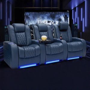 Электрический кресло расслаблять массаж стул Театр гостиная диван функциональный подлинный кожаный диван скандинавский кино