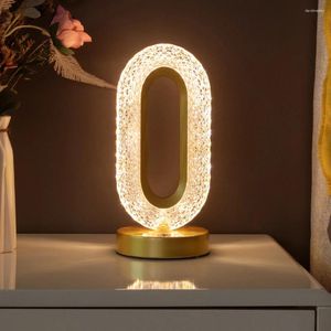 Gece Işıkları Dokunma Kontrol Stand Masa lambası USB Şarj Akrilik GÜNCELLİK LAMBS Kablosuz Kurulum Ücretsiz Ev Mobilyası Dekorasyonu