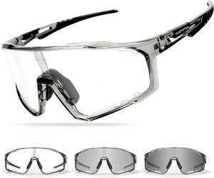 Hem erkekler hem de kadınlar için uygun renk değiştiren bisiklet gözlükleri UV400 spor güneş gözlüğü dağ bisikleti bisiklete uygun balıkçılık beyzbol 63i0